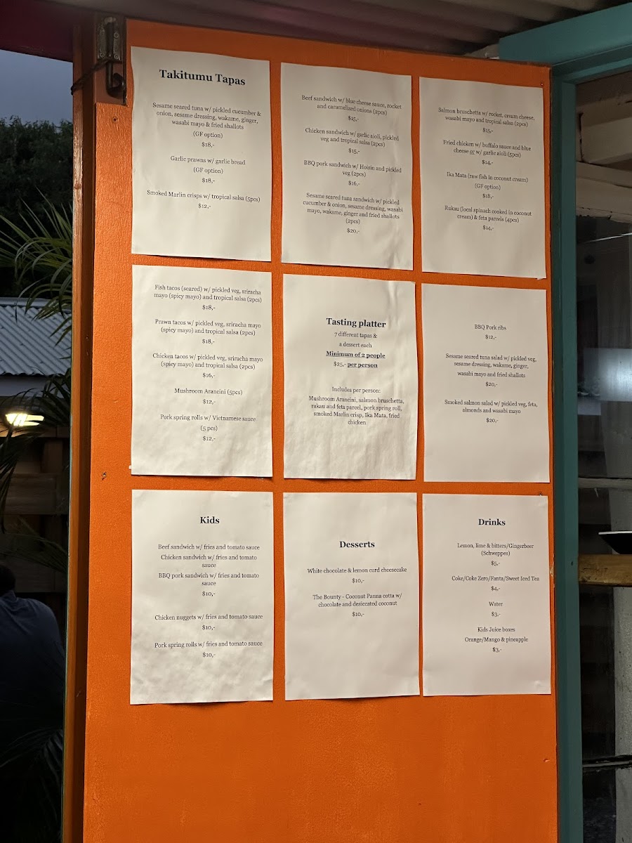 Menu Takitumu Tapas-7